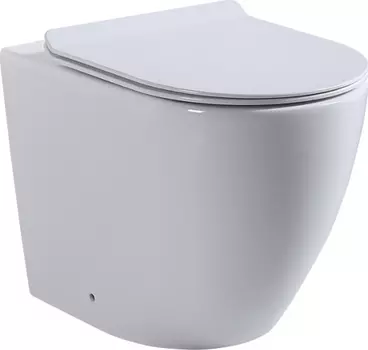 Приставной унитаз beWash Aldo BKFSR001565 безободковый с сиденьем микролифт, белый