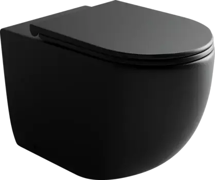 Приставной унитаз Ceramica Nova Metropol CN4004MB черный