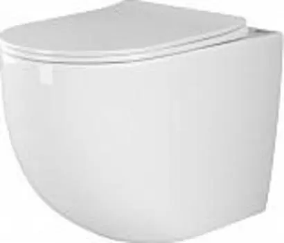 Приставной унитаз Ceramica Nova Mia CN1810 с микролифтом, безободковый