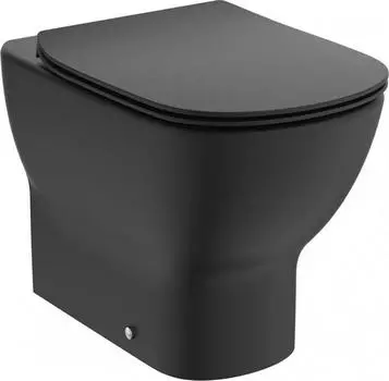 Приставной унитаз Ideal Standard Tesi AquaBlade T0077V3, черный матовый