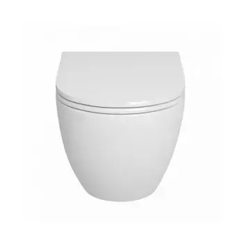 Приставной унитаз Maretti Elena EA10PRBM14-844, безободковый, крышка-сиденье микролифт, белый