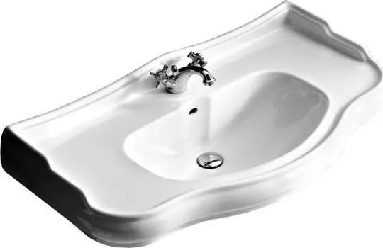 Раковина 102 см KERASAN Retro 1050 105001*3, белый