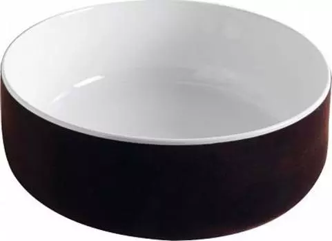 Раковина 42 см ArtCeram Gognac COL001 01 65 bianco/testa di moro