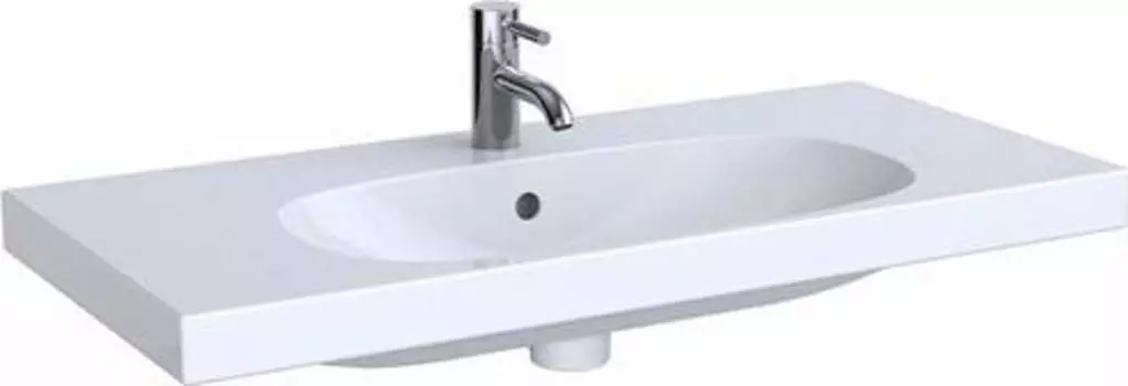 Раковина 90 см Geberit Acanto Compact 500.633.01.2, белый