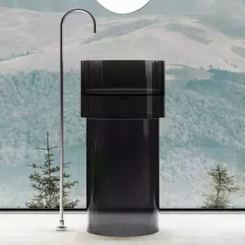 Раковина Abber Kristall AT2701Onyx черный