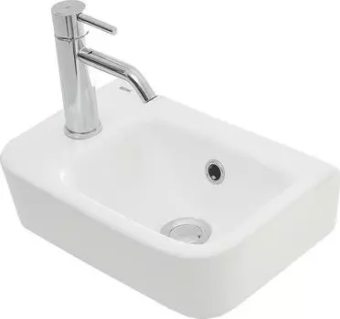 Раковина AQUAme 38 AQM5006L левая, белый