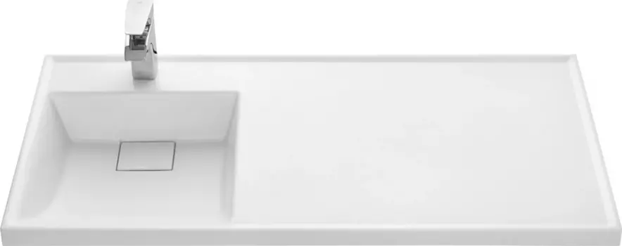 Раковина Aquaton Лондри 105 1A72833KLH01L, левая белая