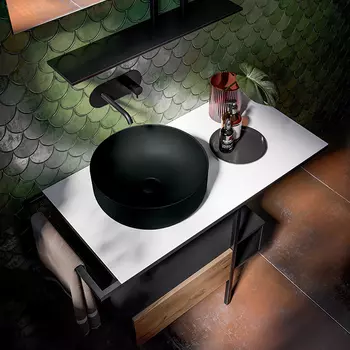 Раковина-чаша Kerasan Nolita 534431 40х15 см, черный