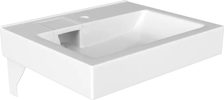 Раковина DIWO Ростов RRnS500 50 на стиральную машину, с кронштейнами