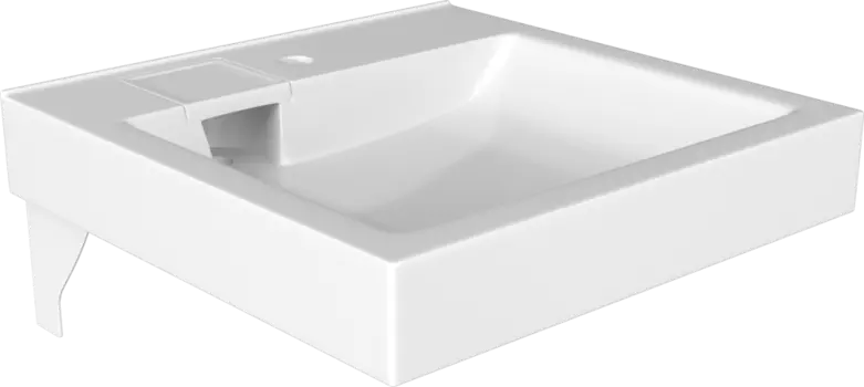 Раковина DIWO Ростов RRnS600 60 на стиральную машину, с кронштейнами