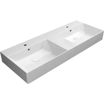 Раковина двойная GSI Kube X 120 9425111 белый