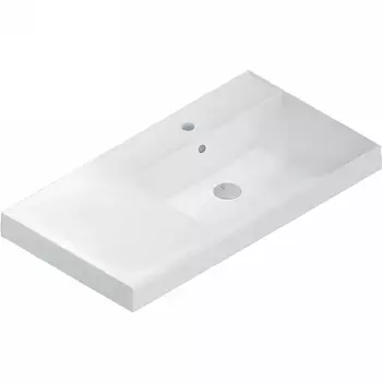 Раковина Kerama Marazzi Cubo 90 R CU.wb.90rh Белая глянцевая