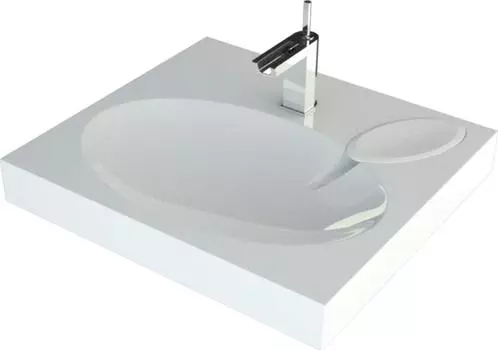 Раковина над стиральной машиной Andrea Comfort 60 4680028070337, белая