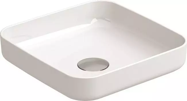 Раковина накладная 38 см Sanitana Arena S10009050400000, белый