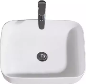 Раковина накладная 50 см Bravat Source C22250W-ENG, белый