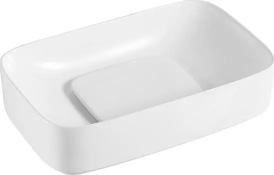 Раковина накладная 60 см Ceramica Nova Element CN5021, белый