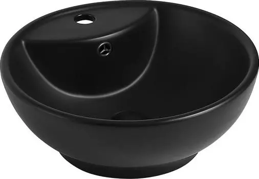 Раковина накладная Abber Bequem AC2101MB, черный матовый