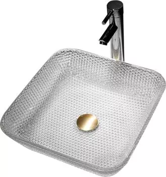 Раковина накладная Abber Glas AK2311, прозрачная