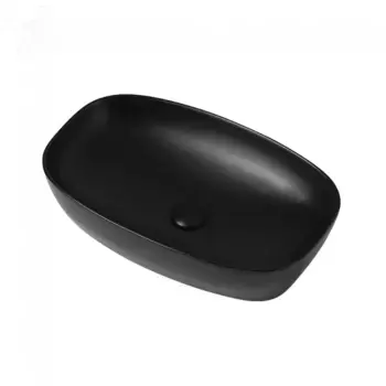 Раковина накладная Abber Rechteck AC2206MB черный