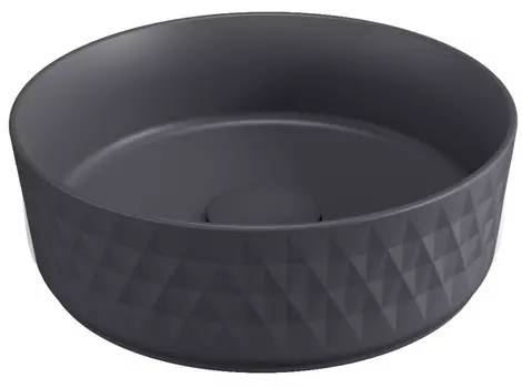 Раковина накладная Allen Brau Fantasy Romb 36 4.11033.AN антрацит