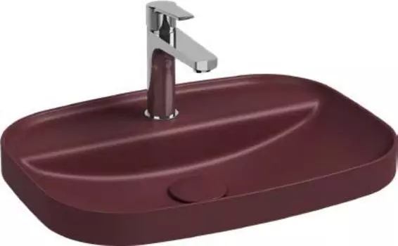Раковина накладная Allen Brau Fantasy Sphere 55 4.11034.BD бордо