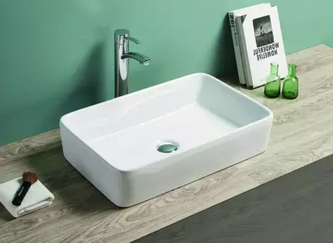 Раковина накладная Art&Max AM-7655-X белый