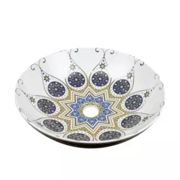 Раковина накладная Bronze de Luxe Дизайнерские 5008 разноцветный