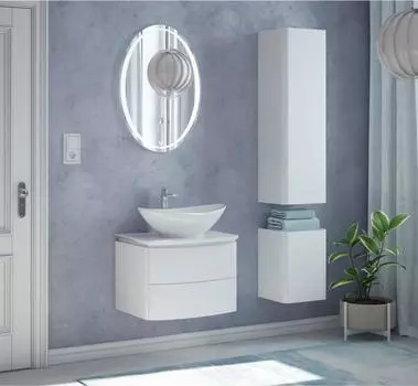 Раковина накладная Corozo Гамма 56 SD-00000610, белый