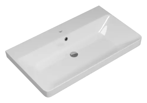 Раковина накладная Dreja Luxury 80 11080-KL белый