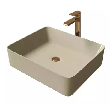 Раковина накладная Grossman GR-3016BEM бежевый