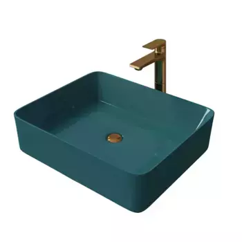 Раковина накладная Grossman GR-3016OLM зеленый матовый