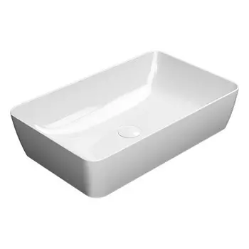 Раковина накладная GSI Nubes 904011 белый глянцевый