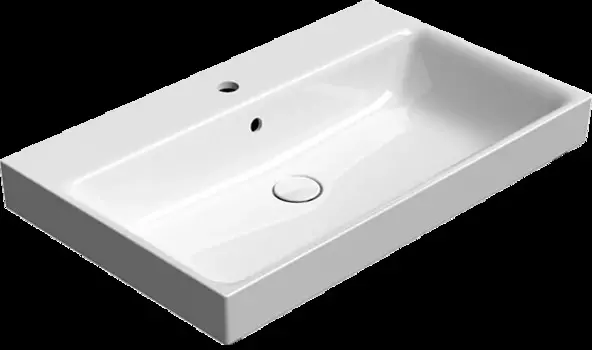 Раковина накладная GSI Nubes 9622111 белый глянцевый