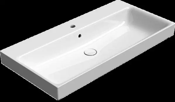 Раковина накладная GSI Nubes 9623111 белый