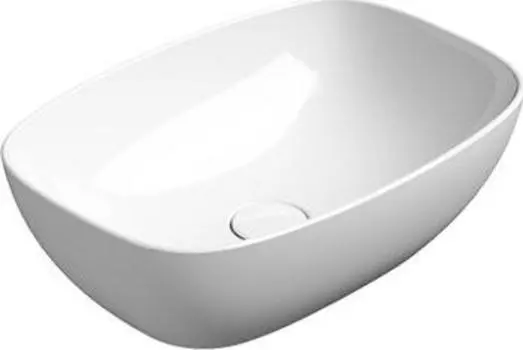 Раковина накладная GSI Nubes 978411, белый