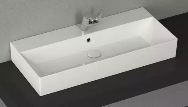 Раковина накладная Isvea SistemaZ Frame 10SF50090SV белый