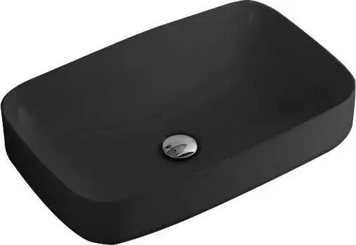 Раковина накладная Kerasan Tribeca 514331 60x38 см, черный матовый