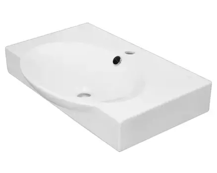 Раковина накладная Sanita Luxe Infinity WB.FN/Infinity/65-C/WHT.G/S1 белый