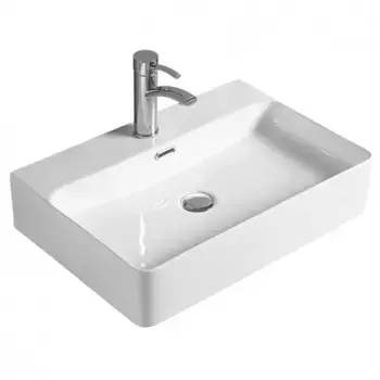 Раковина накладная SantiLine SL-1003 белый