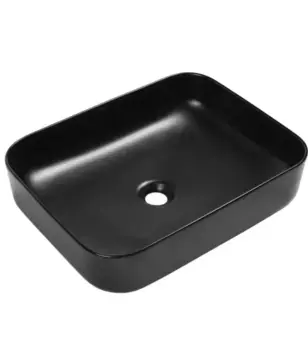 Раковина накладная SantiLine SL-1010MB черный