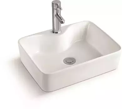 Раковина накладная SantiLine SL-1011 белый