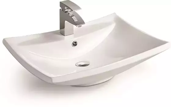 Раковина накладная SantiLine SL-1015 белый