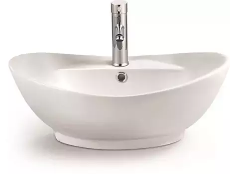 Раковина накладная SantiLine SL-1022 белый