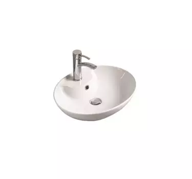 Раковина накладная SantiLine SL-1043 белый