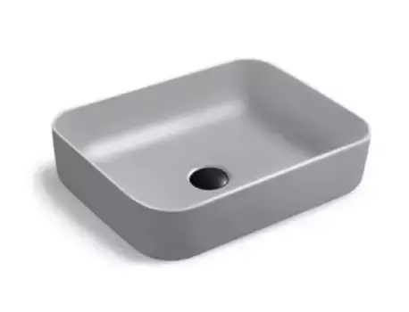 Раковина накладная SantiLine SL-1051MG серый
