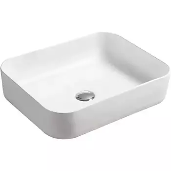 Раковина накладная SantiLine SL-1051MW белый