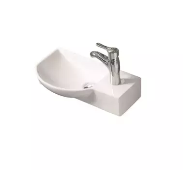 Раковина накладная SantiLine SL-2012L белый