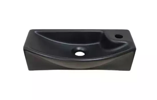 Раковина накладная SantiLine SL-2013LMB черный