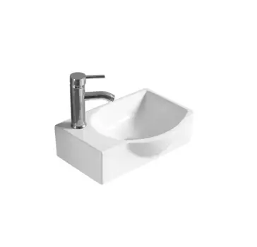 Раковина накладная SantiLine SL-2018R белый