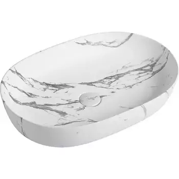 Раковина накладная SantiLine SL-7022MM белый